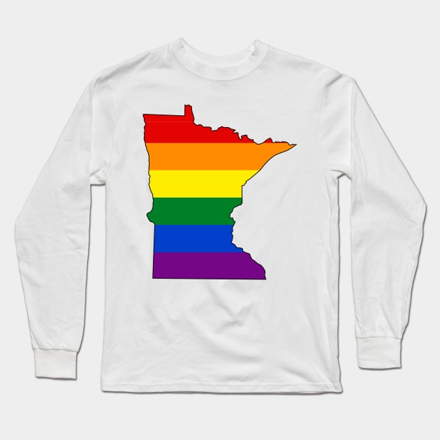 Minnesota Pride! Long Sleeve T-Shirt by somekindofguru